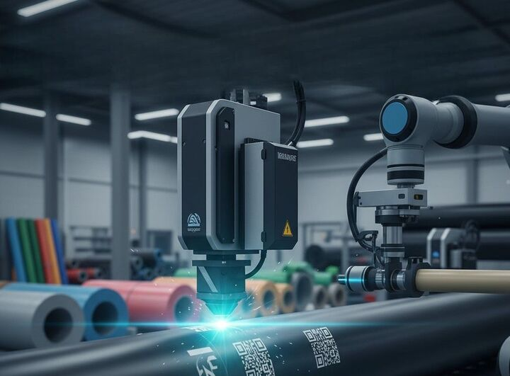 HDPE pipe laser printer