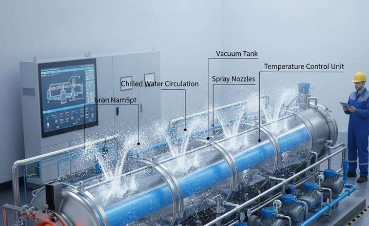 Advanced Pipe Extrusion Water Cooling System