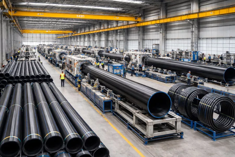 HDPE Pipe Manufacturing Plant in Canada