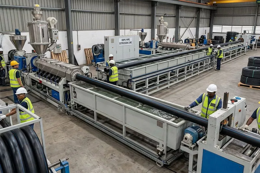 HDPE Pipe Manufacturing